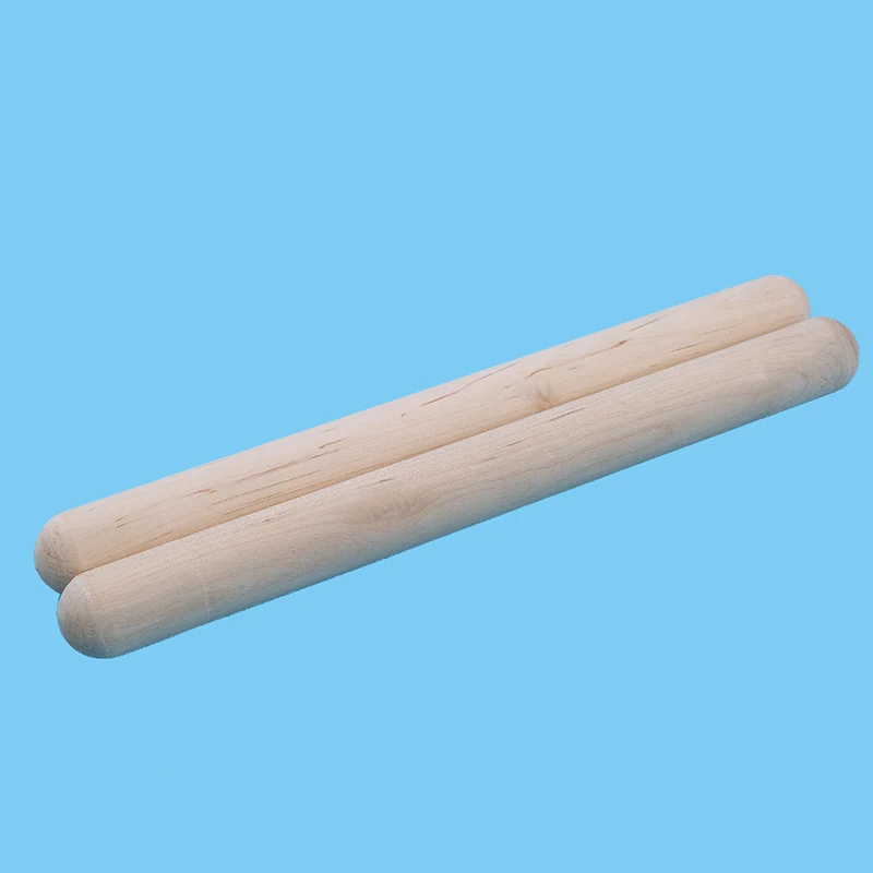 Baquetas de ritmo de claves clásicas, baquetas de madera, instrumento de percusión de claves clásico, juguete Musical para niños, aprendizaje de ritmo