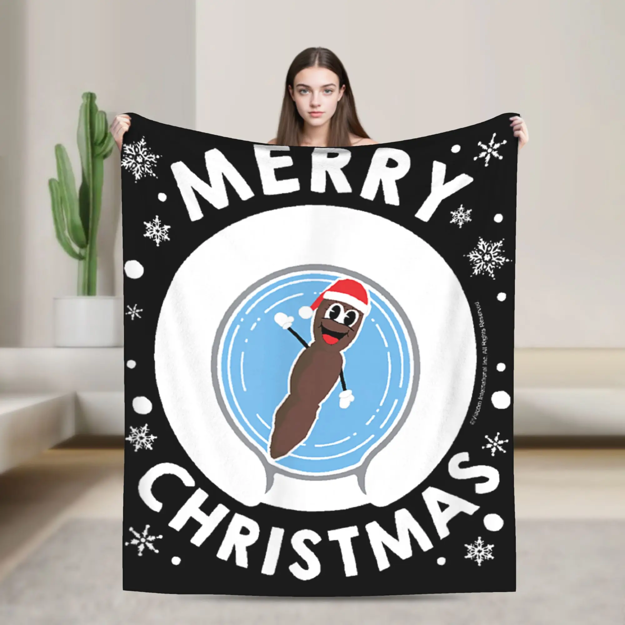 Mr Hankey Merry Christmas Southparkd Blankets Anime Flannel Throw Blanket Summer Air Conditioning Decor Ultra-Soft Warm Bedsprea