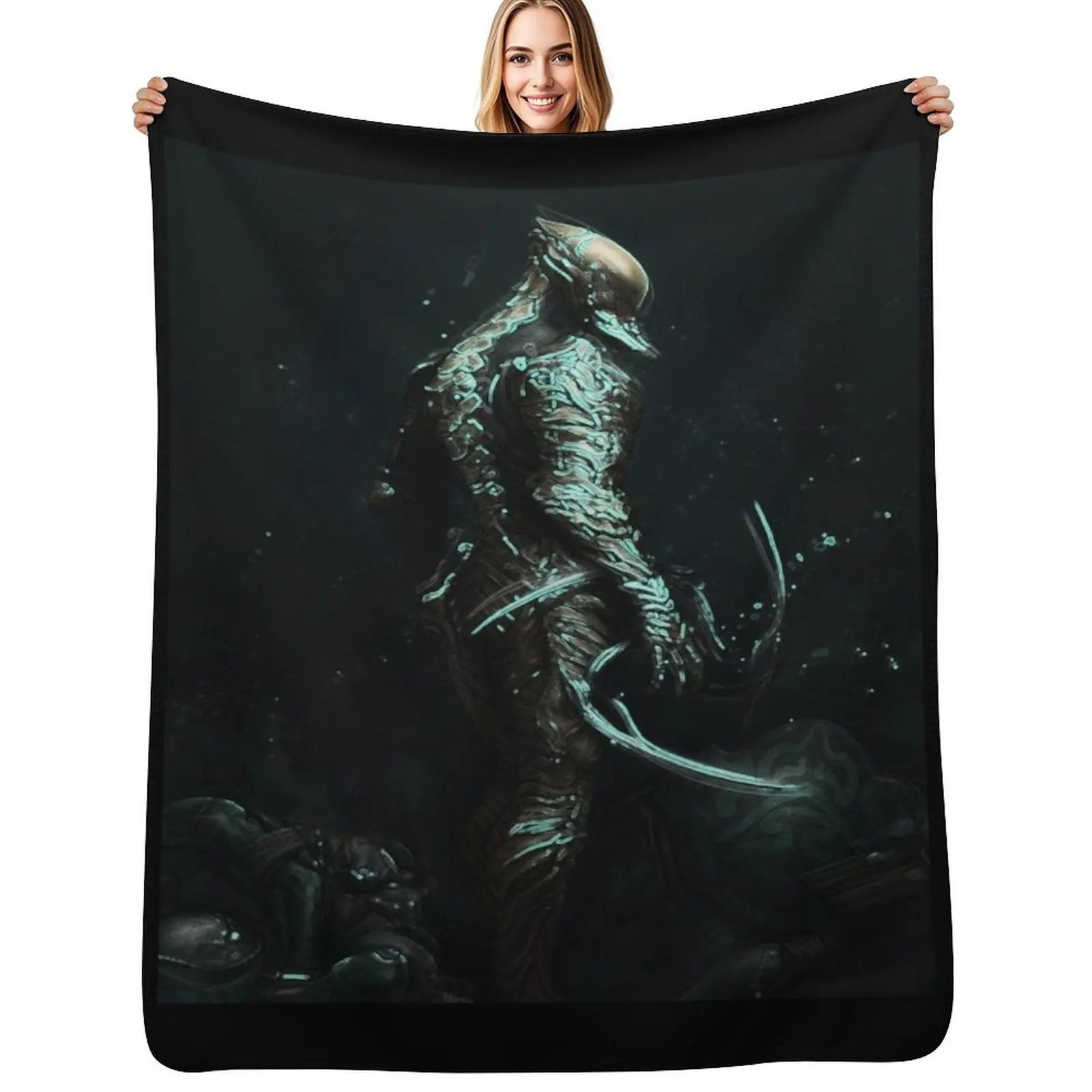 Warframe - Ash - Blademaster Throw Blanket Cozy Throw Blanket Birthday Gift for Him Her