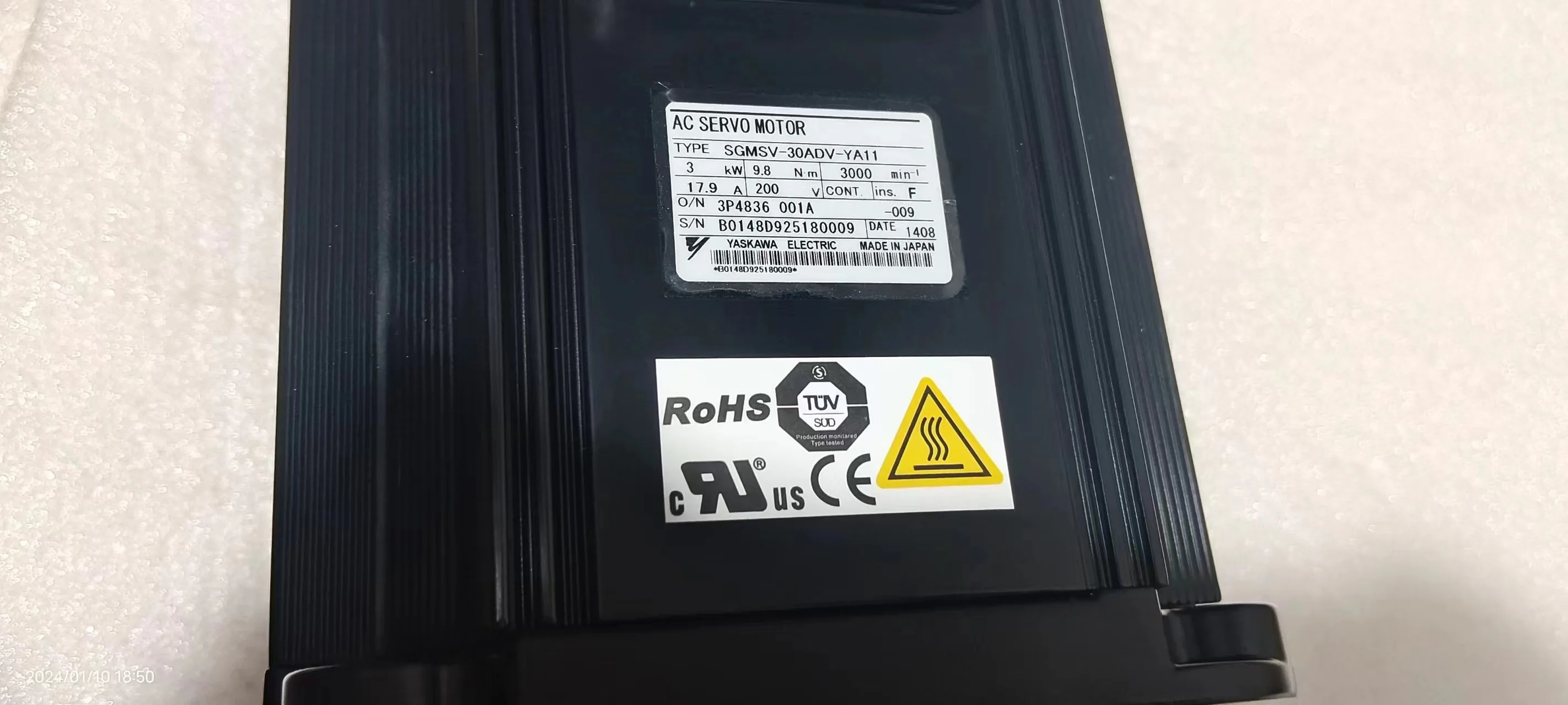 TLF الأصلي CNC محرك سيرفو يعمل بالتيار المتردد SGMSV-30ADV-YA11 #6