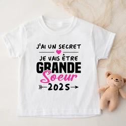 I Have A Secret I Will Become My Sister in 2025 Print Girls Kid Tee Top Pregnancy Announcement Kid Tee Short Sleeve Clothes