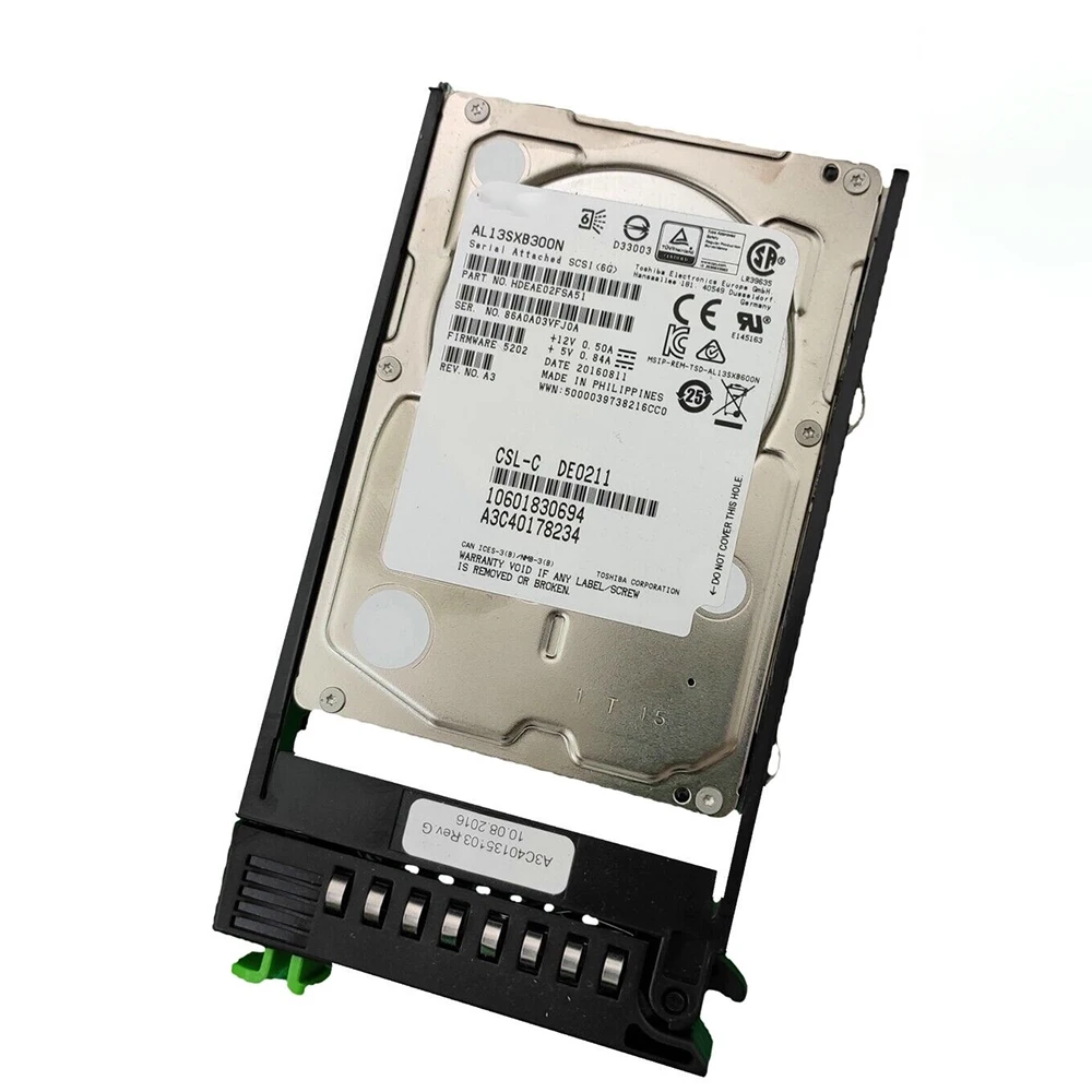 For Inspur AL13SXB300N HDD 2.5'' 15K 300G SAS NF5270 M3 M4 M5 Hard Disk