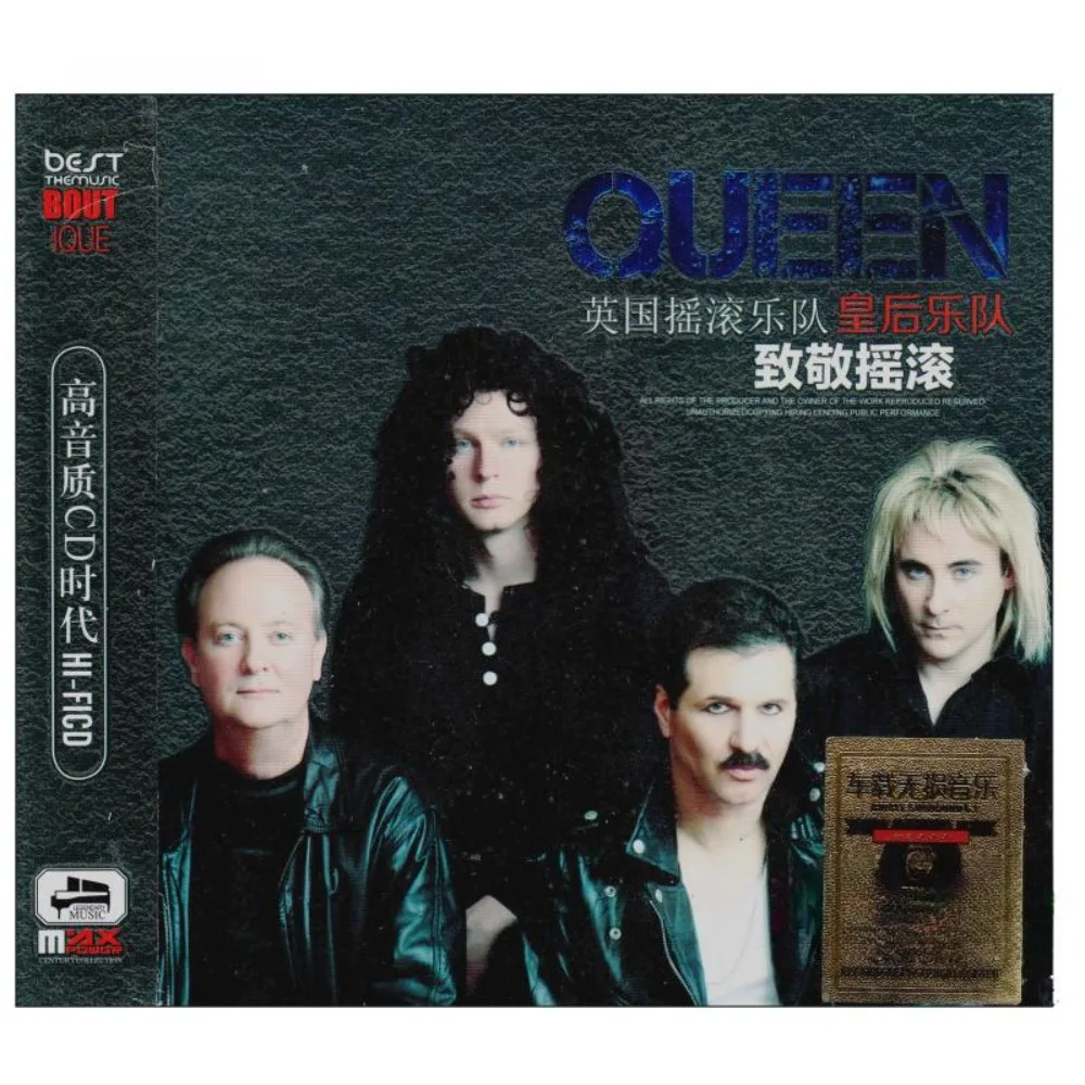 

Queen 3CD Album - Brand New - Western Pop & Rock English Songs - Car & Home Audio Discs for Fans