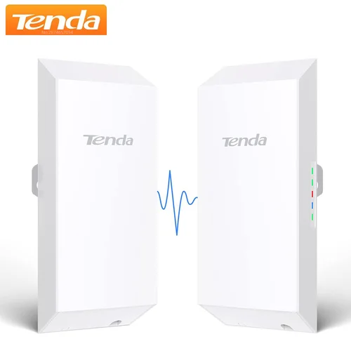 Tenda O1 punto de acceso al aire libre 300Mbps enrutador de gestión inteligente de largo alcance CPE 2,4 GHz PoE puente inalámbrico transmisión 8dBi impermeable