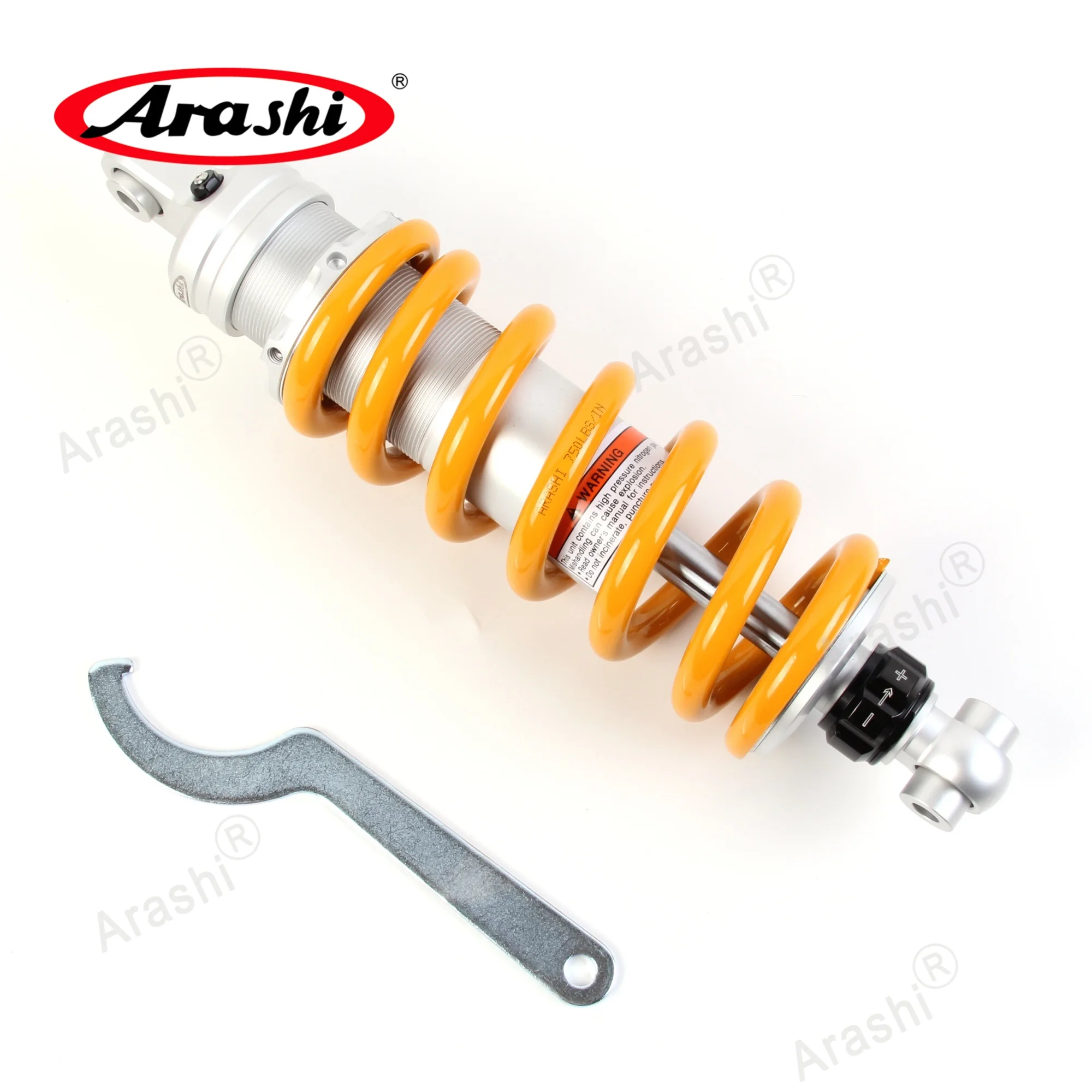 ARASHI 332mm/13.07'' Rear Suspension For Honda CBR650R 2019-2025 Adjustable Shock Absorber Fit CB650R 2024 2023 2022 2021 2020