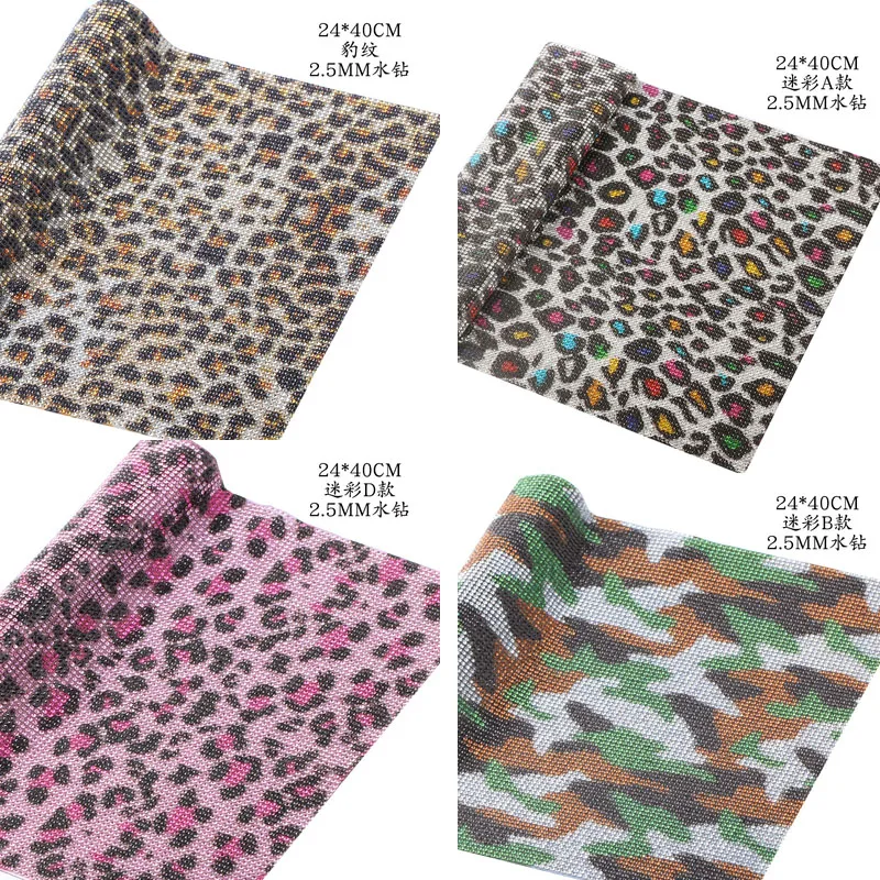 

Hotfix леопардовая блестящая наклейка со стразами и аппликацией, роскошный чехол для телефона, самоклеящаяся наклейка для скрапбукинга, украшение для обуви