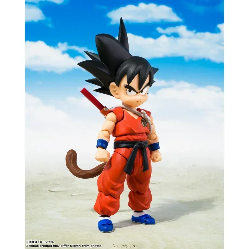 In Stock Original S.H.Figuarts Dragon Ball Son Goku Innocent Challenger Ver 10cm PVC Action Figure Anime Series Model Toy