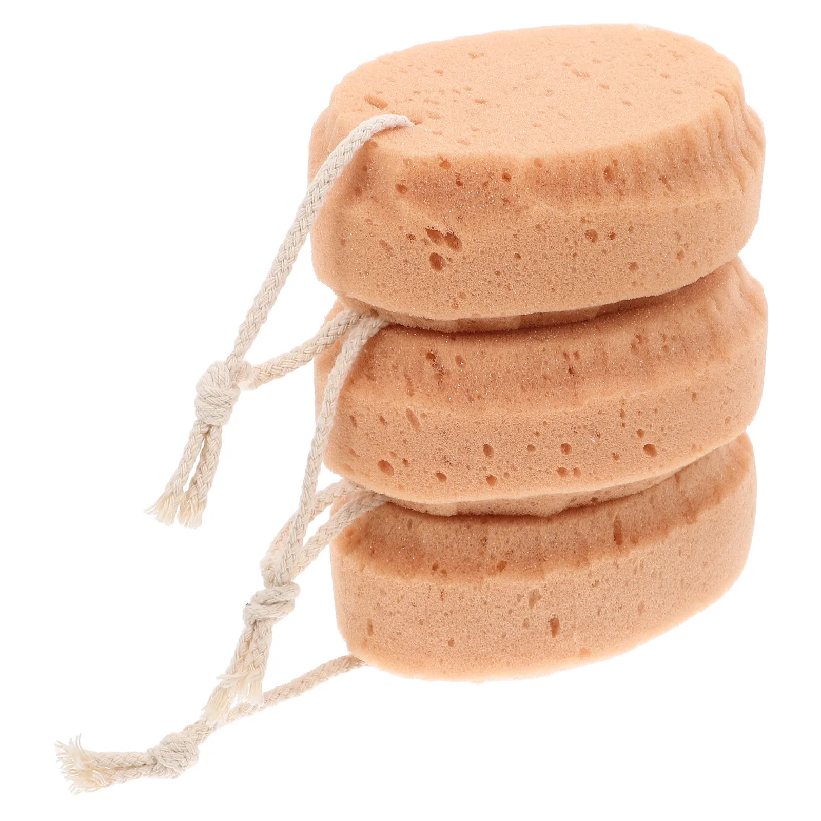 

3pcs Bath Sponge Honeycomb Loofah Soft Elastic Material Exfoliating Body Scrubber Glove Toddler Bath Accessories Clean Hygiene