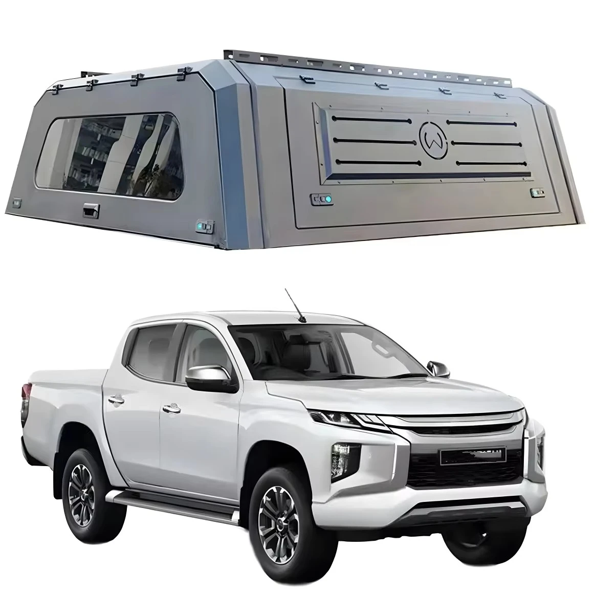 

Выдвижной стальной плоский материал, чехол для грузовиков-пикапов, водонепроницаемый топпер для кемпера, навес, совместимый с гладиатором