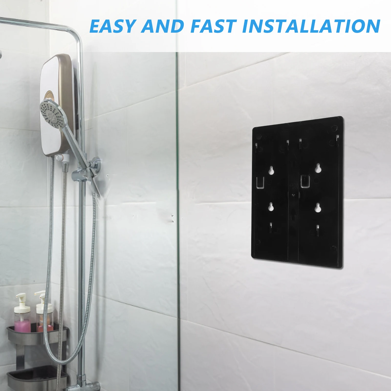 

Soap Dispenser Accessories Plastic Adhesive Parts Bottom Black Design for Bathroom Kitchen Plate Pump