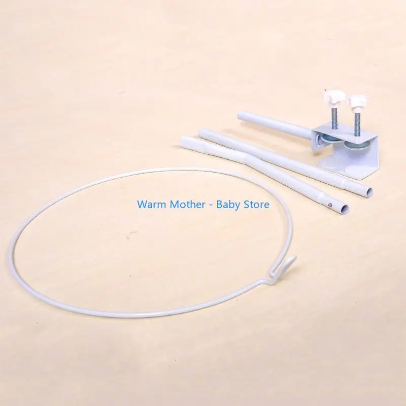 조정 가능한 모기장 스탠드 클립온 유아용 침대 캐노피 홀더 랙 모기장 부품 57QE