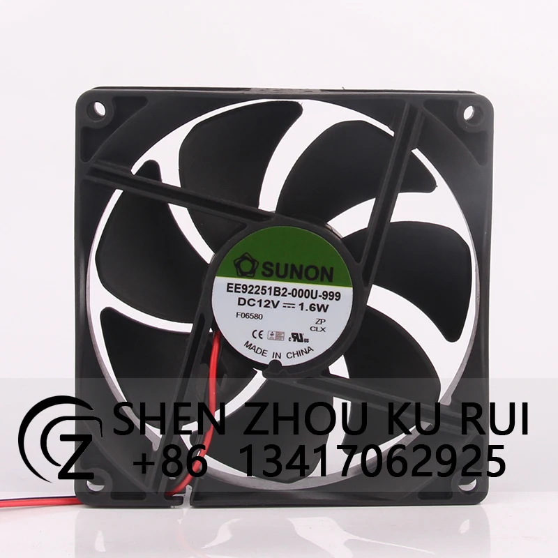 

Case Fan for SUNON EE92252B2-000U-999 12V 48V DC24V 1.6W EC AC 92X92X25MM 9CM 9225 Large Air Volume Ball Bearing Cooling Fan