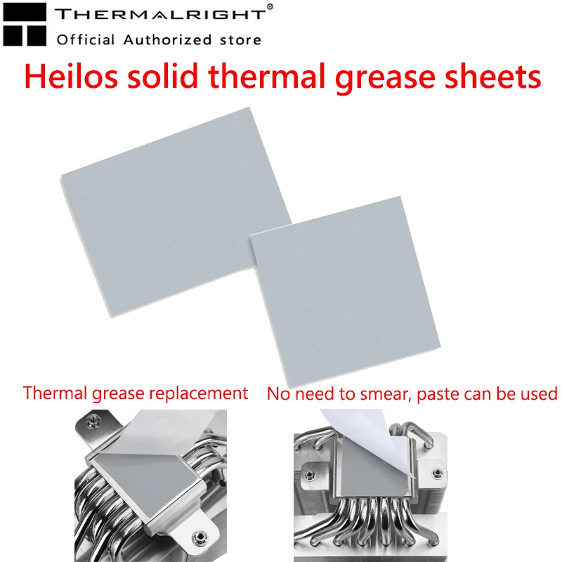 Thermalright Heilos 8.5W/m. k  CPU Solid Thermal Grease Sheet Phase Change Silicone Grease Pad Thermal Grease Replacement