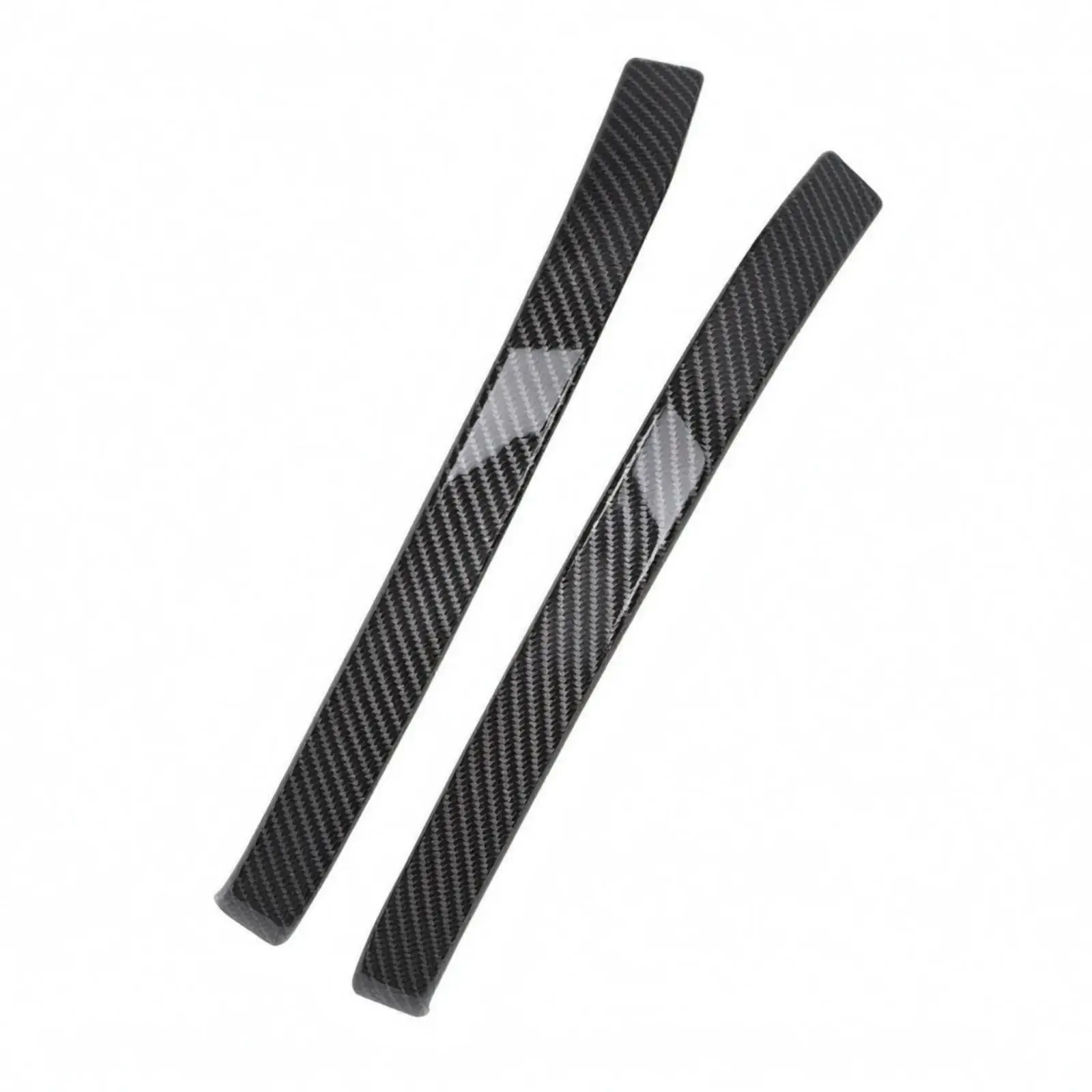 2 Pieces Anti-Collision Mirror Strip Side Mirror Cover Strip Curved Guard Trim