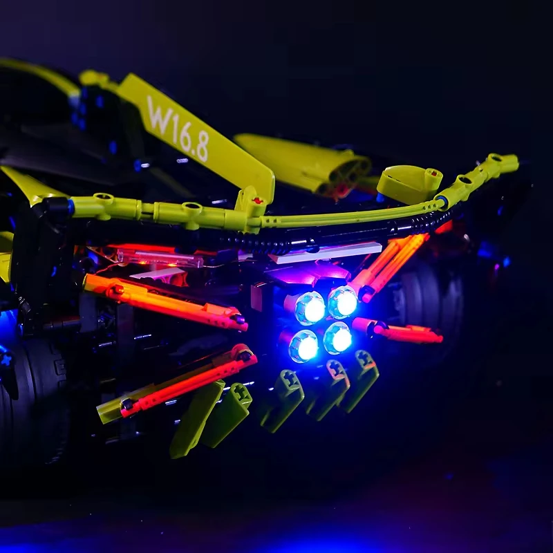 DIY RC LED Light Kit For LEGO 10211 Technical Sports Car   (Only LED Light,Without Blocks Model)