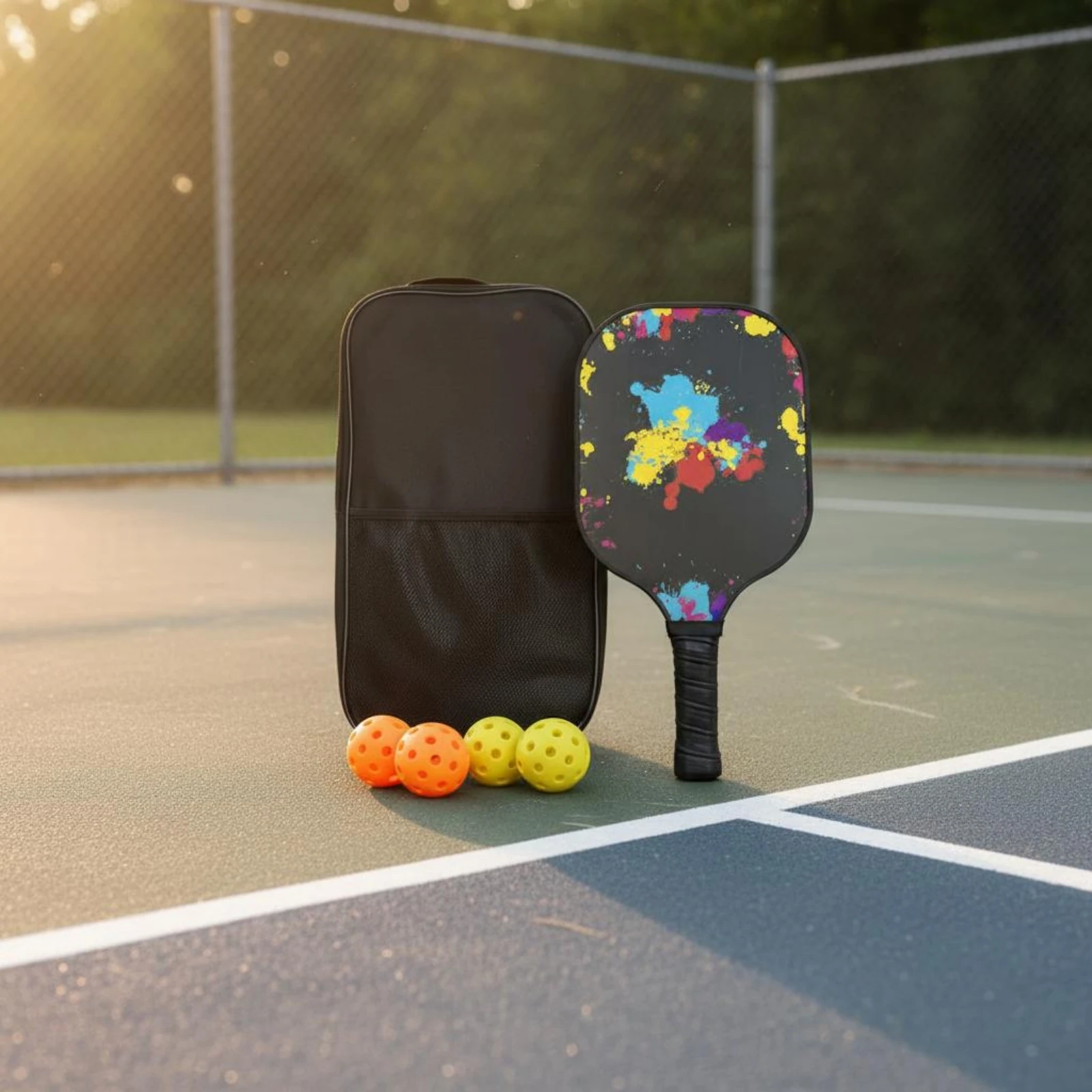 carbon-fiber-pickleball-paddle-color-printing-sports-gear-for-beginners