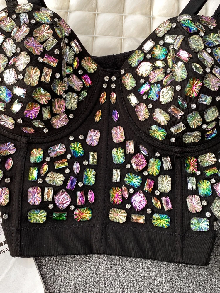 Gilet de Performance Sexy pour travail lourd, couleur diamant, vêtements d'extérieur pour femmes, coupe cintrée, Fibone Brtte, gilet à bretelles d'été