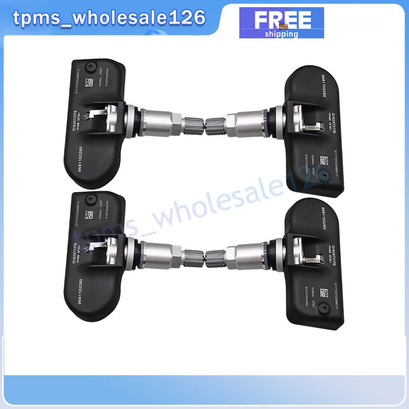 433MHz tpms Reifendruck überwachungs system Sensor 4 Stk. 2005 für 1999-2002 Peugeot 2009 2004 2013 2015-2018 Citroen C5