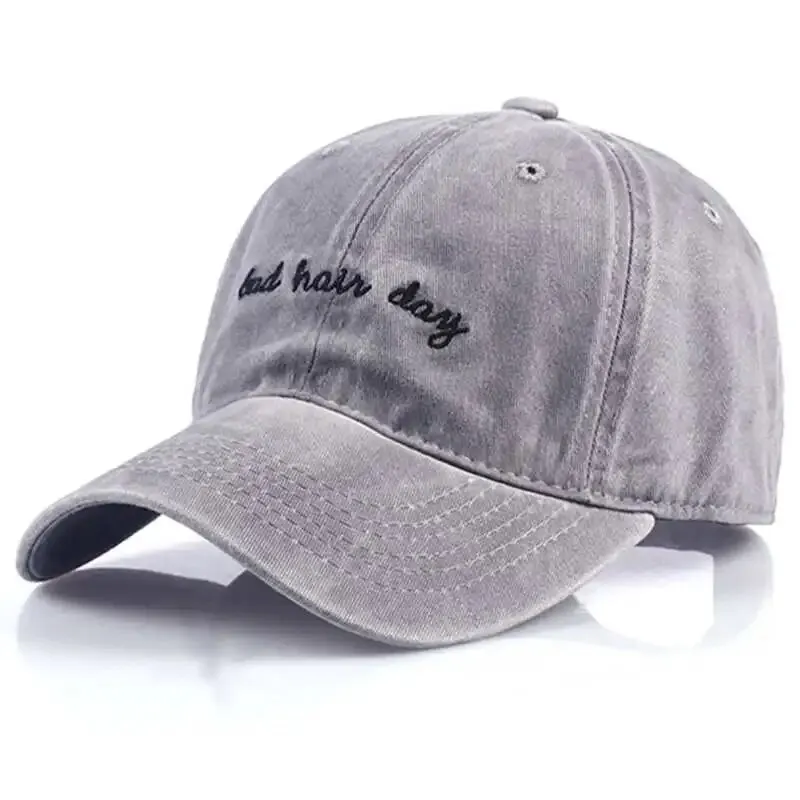 Fashion Letter Embroidery Wash Baseball Caps Spring and Autumn Outdoor Adjustable Casual Hats Sunscreen Hat image 5