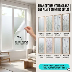 Privacy Window Film One Way Self Adhesive Glass Sticker for Home Reflective Mirror Film Sun Blocking Anti UV Window Tinting