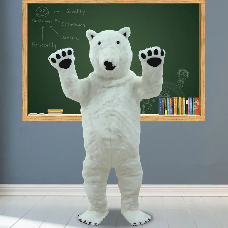 [TML] Cosplay polar bear Mascot Costume sea bear Cartoon character costume Advertising Costume Party Costume animal carnival