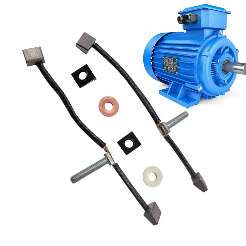 

Carbon Motor Brush Reduce Friction ATV Motor Carbon Brush Kit Strong Power Output Power Tool Replacement Parts For Home Users