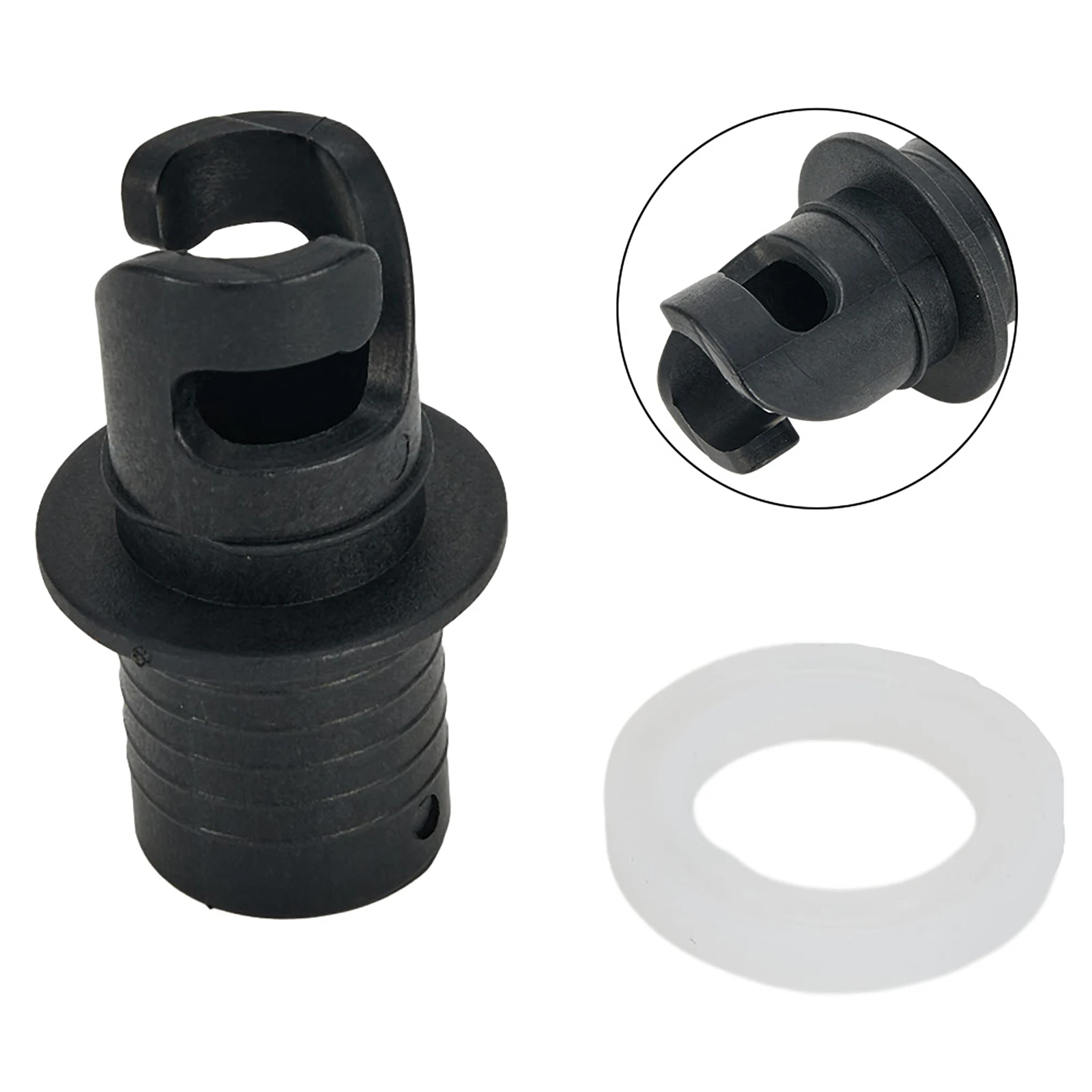 

1 Pc Air Foot Pump Valve Hose Adapter Connectors For Inflatable Boat Kayak Valve Connectors Replaces Adapter Boats Supplies