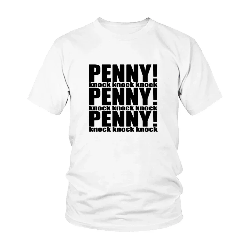 Theory Cooper Bazinga Tshirt  Female Tees Sheldon Penny cotton T Shirt Cute TV Play The  Women Short Sleeve T-shirts