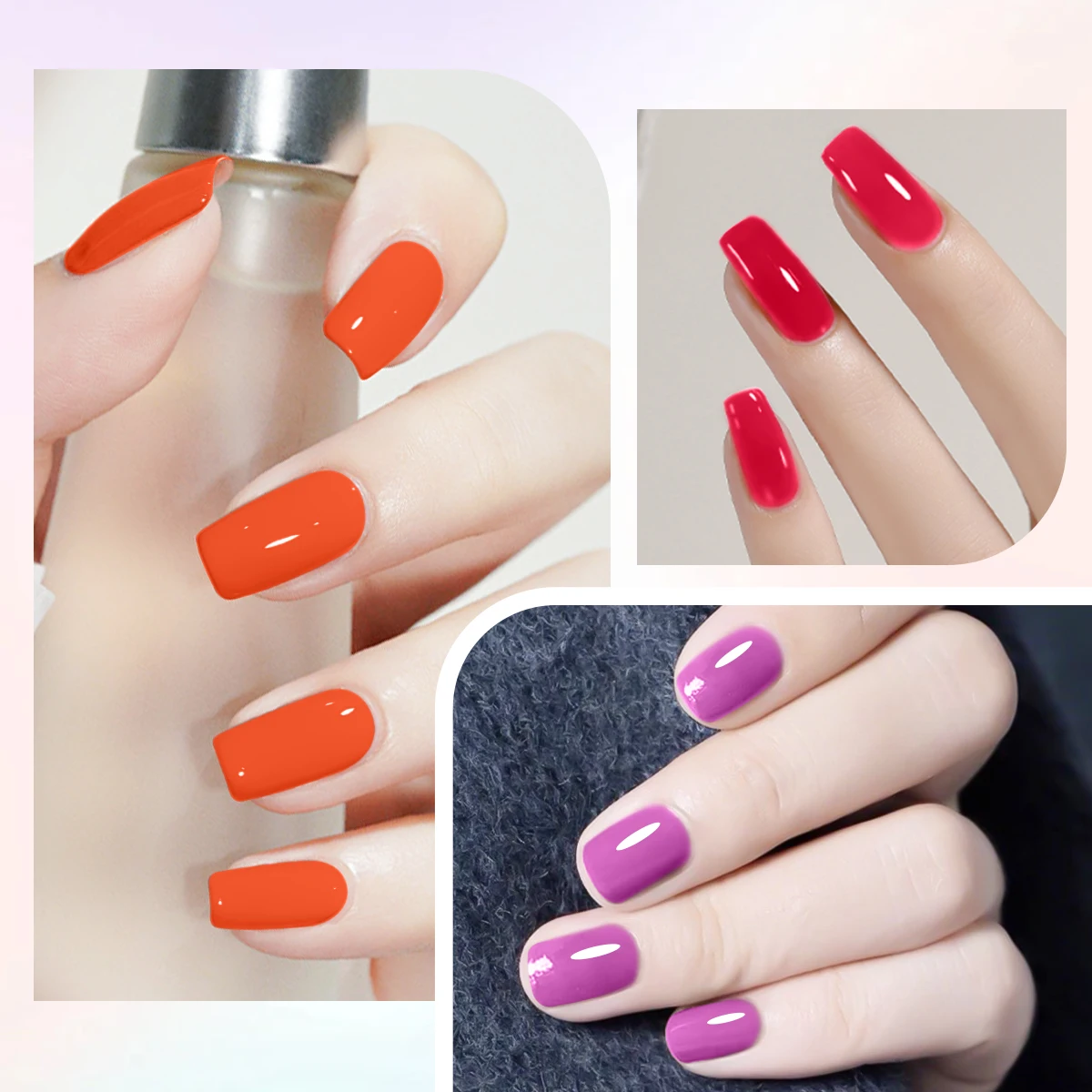 زجاجة فردية من فادين 7 مل، طلاء أظافر جل عالي التشبع بلون نقي، مخطط ألوان الدوبامين المبهر، تصميم أنيق، جل طلاء أظافر عالي الجودة، مناسب للاستخدام اليومي، سهل التركيب والإزالة، جل طلاء الأظافر الاحترافي للأشعة فوق البنفسجية، مناسب لصالونات الأظافر #4