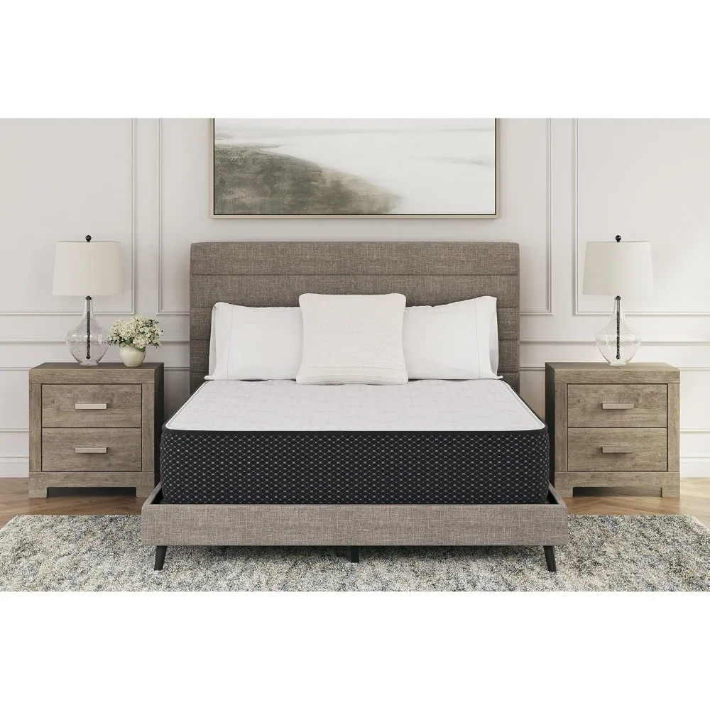 Limited Edition Plush 12 Inch Hybrid Mattress with Gel Memory Foam and Edge Support for Cool Sleep and Pressure Relief, Full