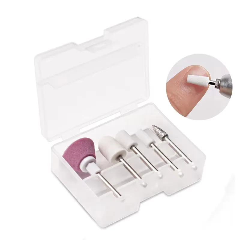 Nail Ceramic Polishing Head Electric Nail Polisher Nail Repair Beauty Replacement Accessories Dead Skin Removal Drill Head