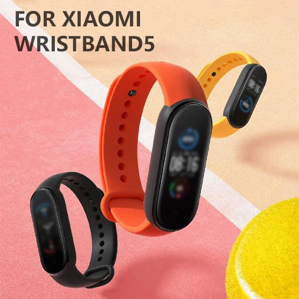 Умный Браслет для Xiaomi Mi Band 5, спортивный ремешок для часов, силиконовый ремешок из ТПУ и ТПЭ для Xiaomi Mi Band 5, ремешок для браслета Miband 5