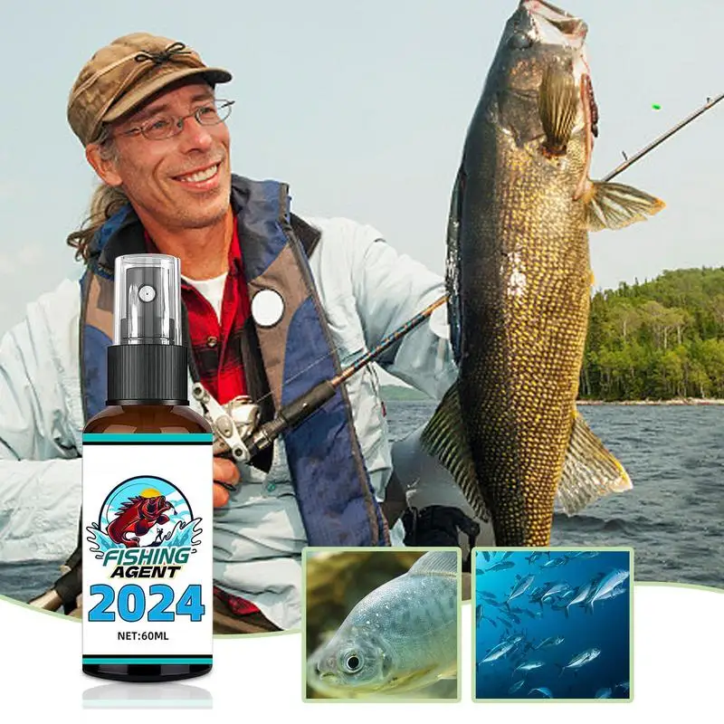 Fishing Scent Fish Bait Attractant Enhancer Liquid 60ml Strength Scent Fish Attractant For Grayfish Mullet Pike Black Bream Sea