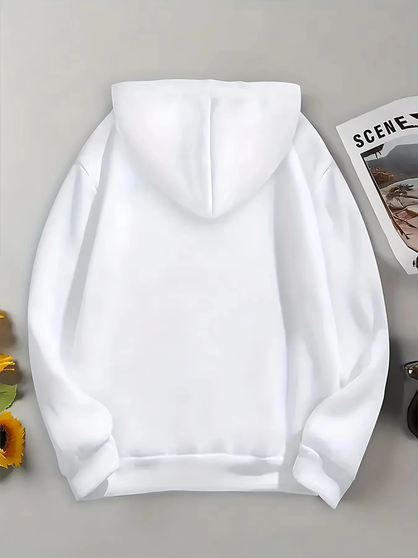 سترة بغطاء للرأس مريحة مطبوعة من ديزني للسيدات، سترة رياضية كاجوال فضفاضة مخصصة