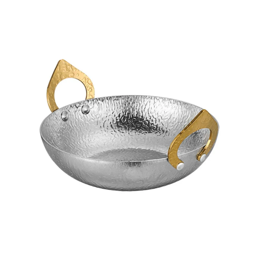 

Household 304 Stainless Steel Thai Hot Pot Shallow Design with Stove Noodle Pot Binaural Soup Pot Seafood
