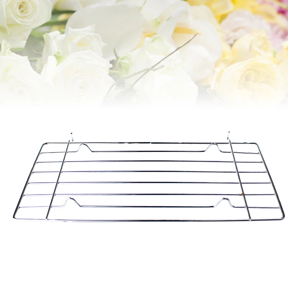 

Premium Square BBQ Grill Metal Multi-Purpose Wire Netting Barbecue Wire Mesh Baking Rack BBQ Tool (25.5x15x1.5cm)