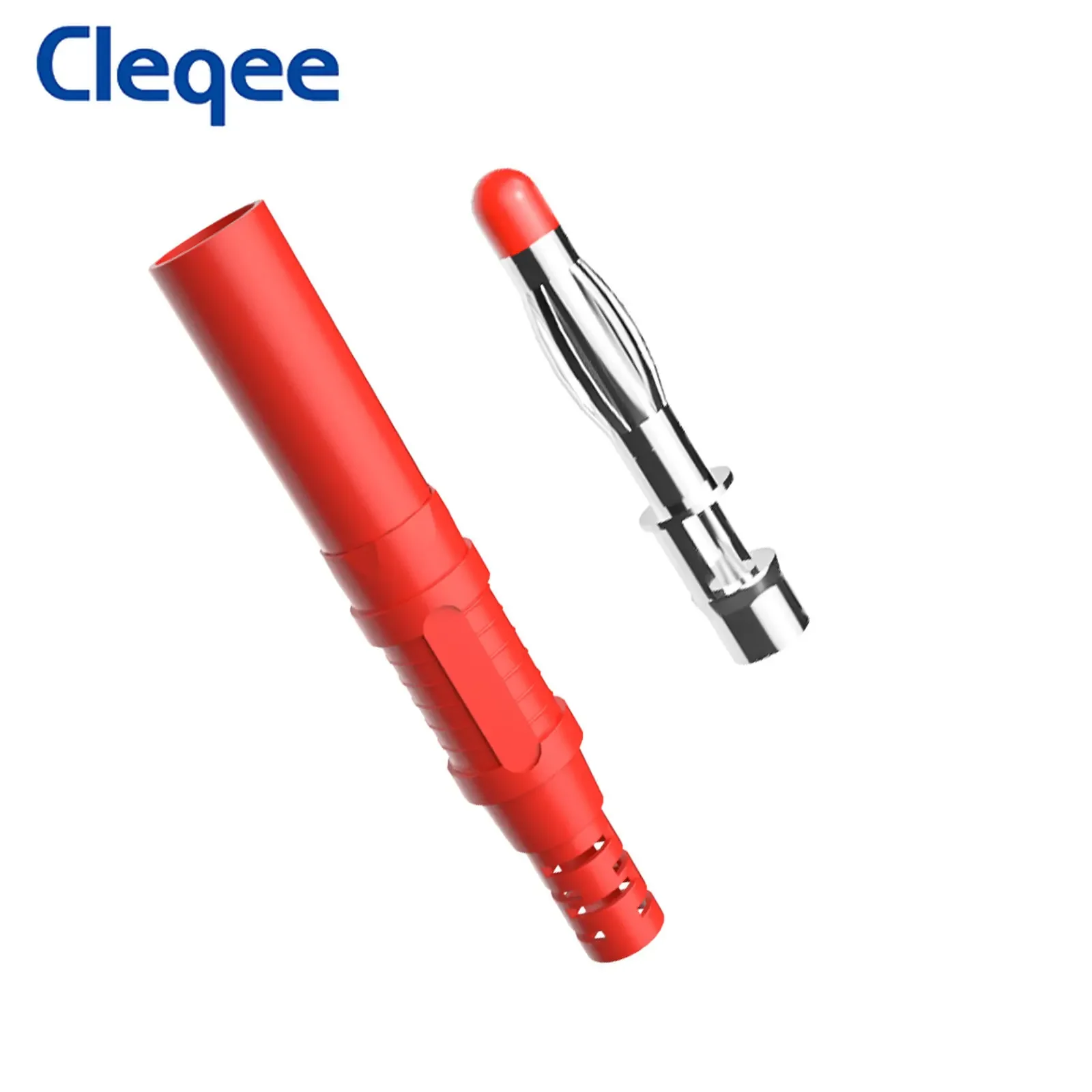 Cleqee P8003 Series Multimeter Test Probe Set with 4mm Banana Plug Adapter Replaceable 1mm/2mm Needle Pin Multi-purpose Test Pen