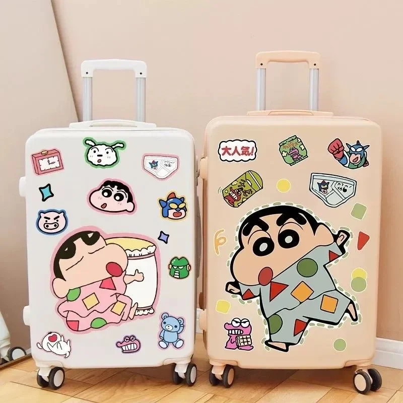 Cartoon Cute Crayon Shin-chan Stickers Suitcase Wall Cabinet Storage Box Refrigerator Decoration Stickers Waterproof Wholesale