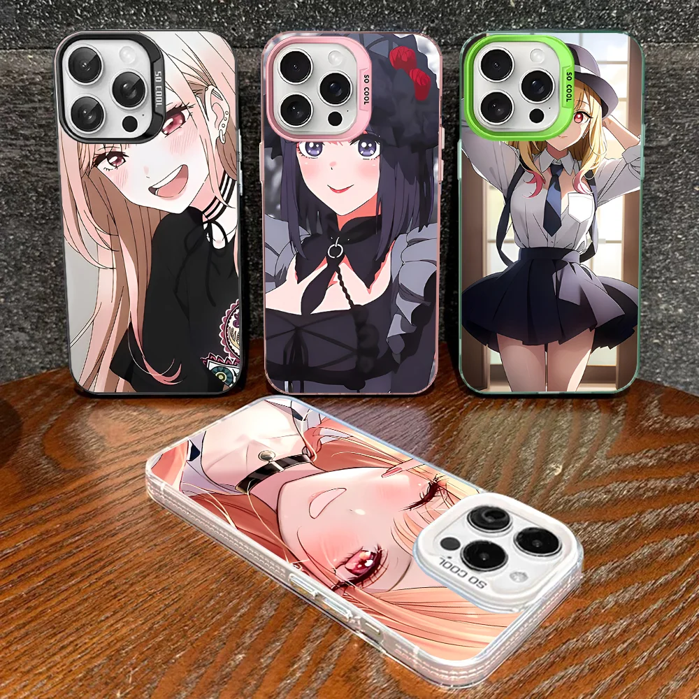 Marin Kitagawa My Dress Up Darling Phone Case For IPhone 16 15 14 13 12 11 Pro Max X XR XSMAX 8 Plus Matte Shockproof Back Cover