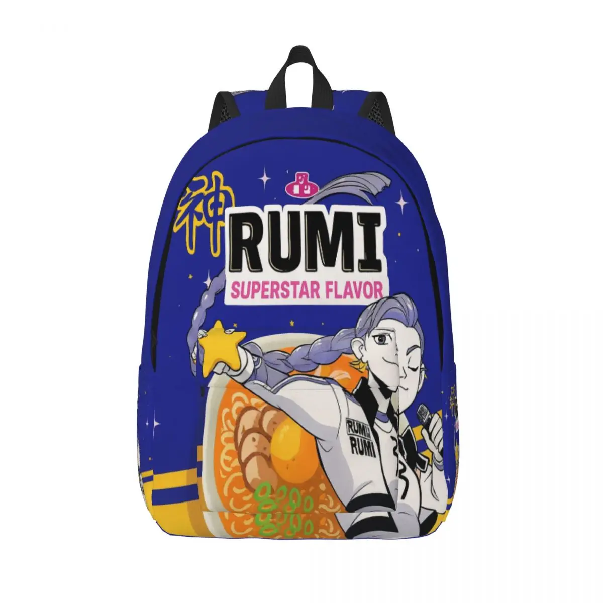 

Kpop Demon Hunters Ramen Rumi рюкзак для мужчин и женщин модный школьный рюкзак для работы колледжа холщовые сумки подарок