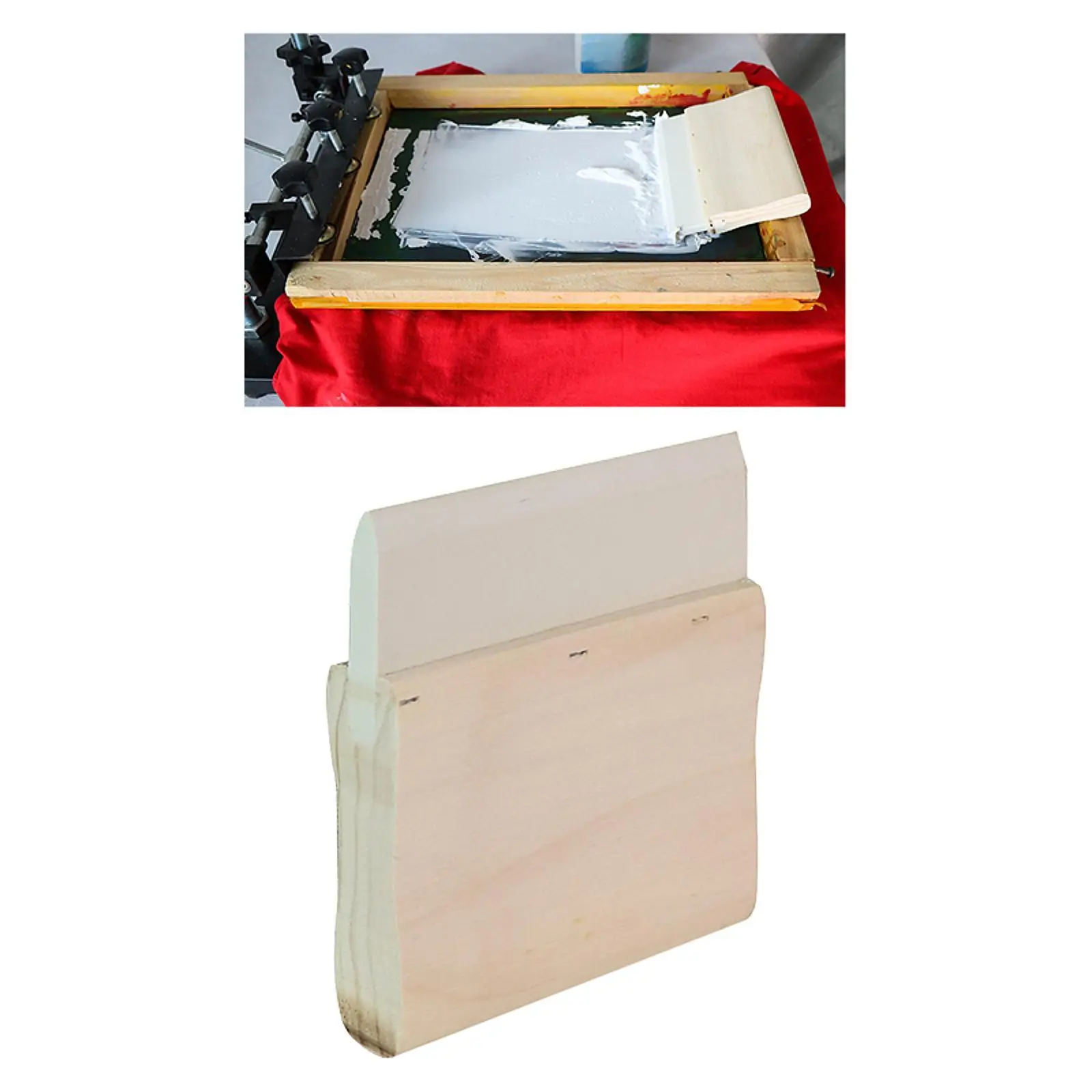 Professional Screen Printing Squeegee with Comfortable Grip And Rubber Blade