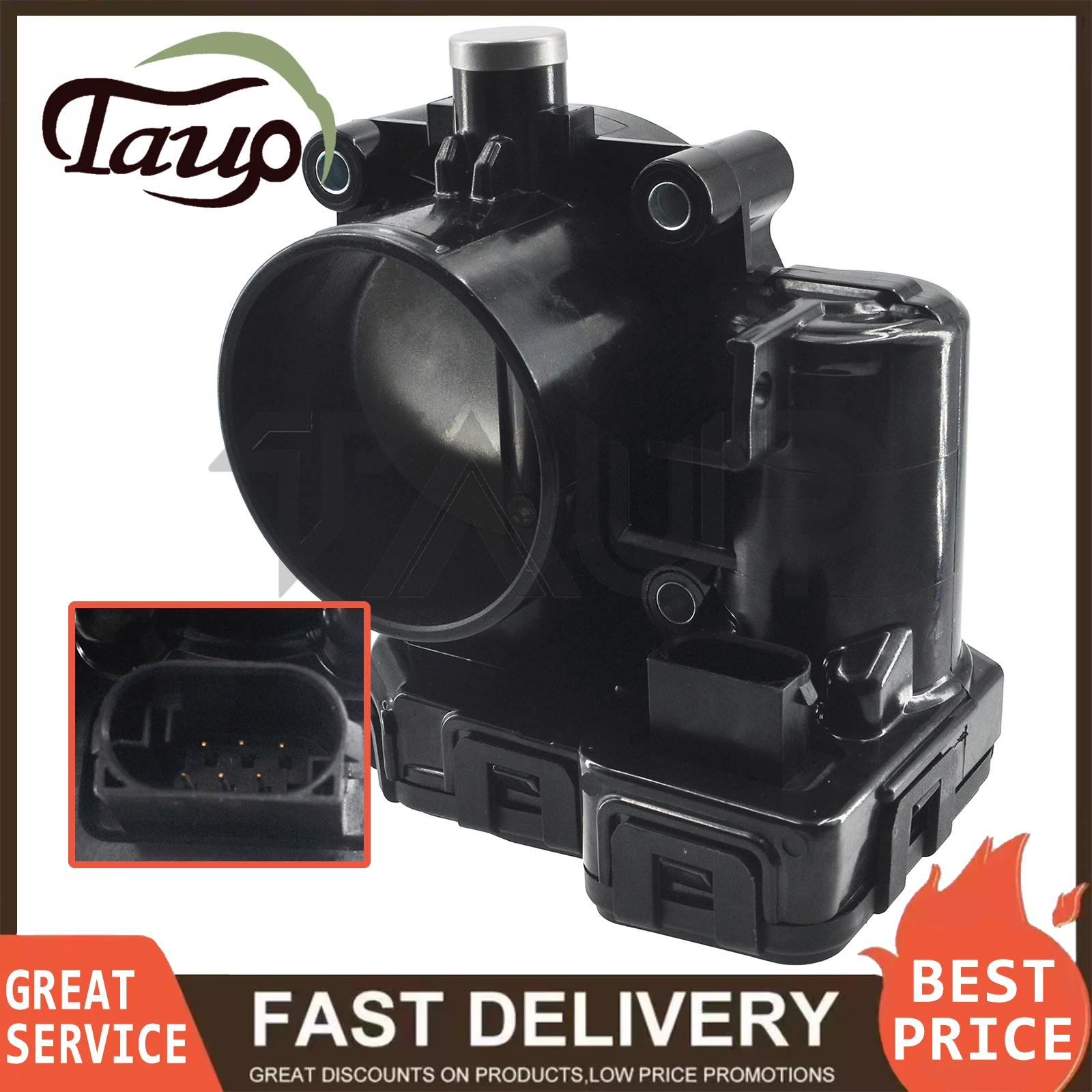 

New Throttle Body 04593858AA 4593858AB 04861661AA For 2008-2010 Chrysler Town and Country Jeep Wrangler Grand Caravan