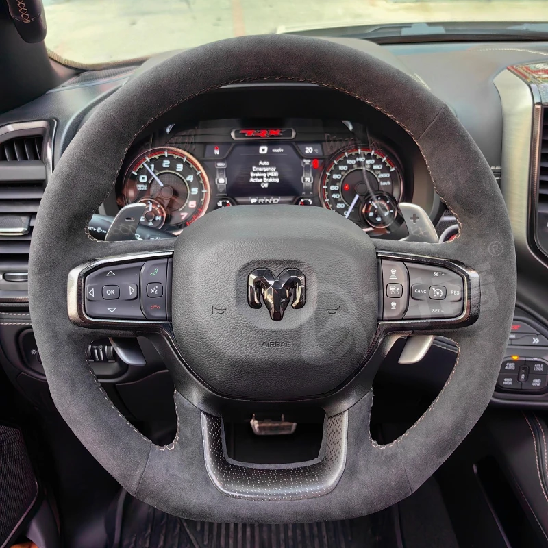 for-dodge-ram-1500-trx-2022-2023-hand-stitched-non-slip-suede-car-steering-wheel-cover