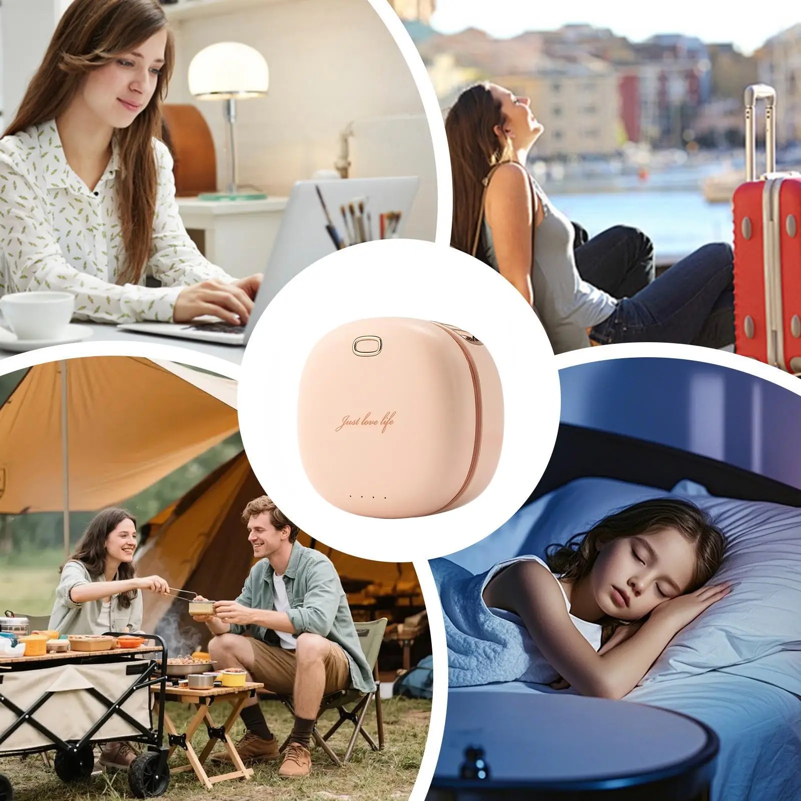 

Waist Clip Fan 3-Speed Rechargeable 2000mah Hands-Free Waist & Neck Cooling Fan For Outdoor Cycling Fishing Hiking Work Sports