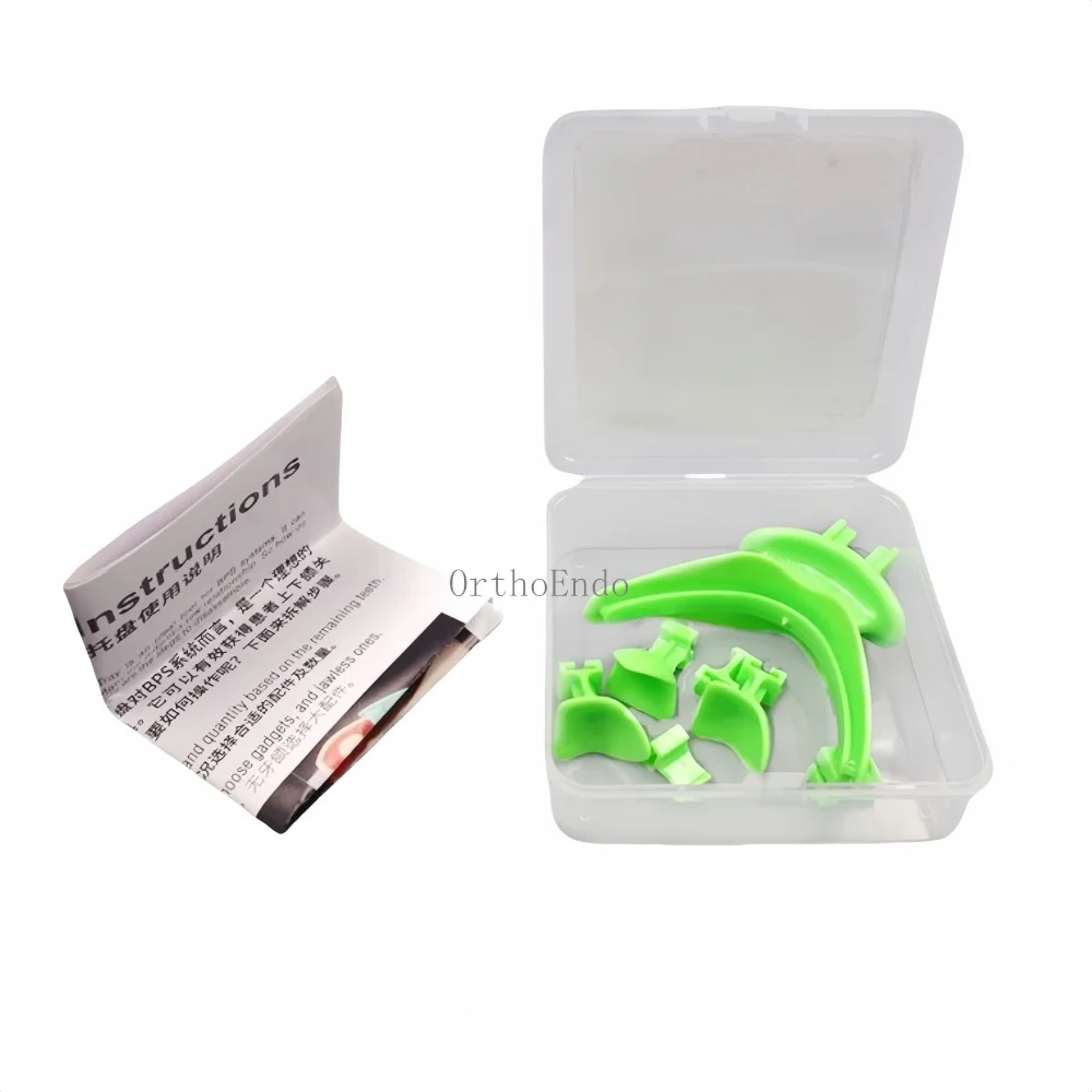 7 قطعة/المجموعة BPS صواني الانطباع المركزية للأسنان دغة تسجيل طقم أسنان إصلاح الإطباق سجل مفصلية Facebow زرع #2