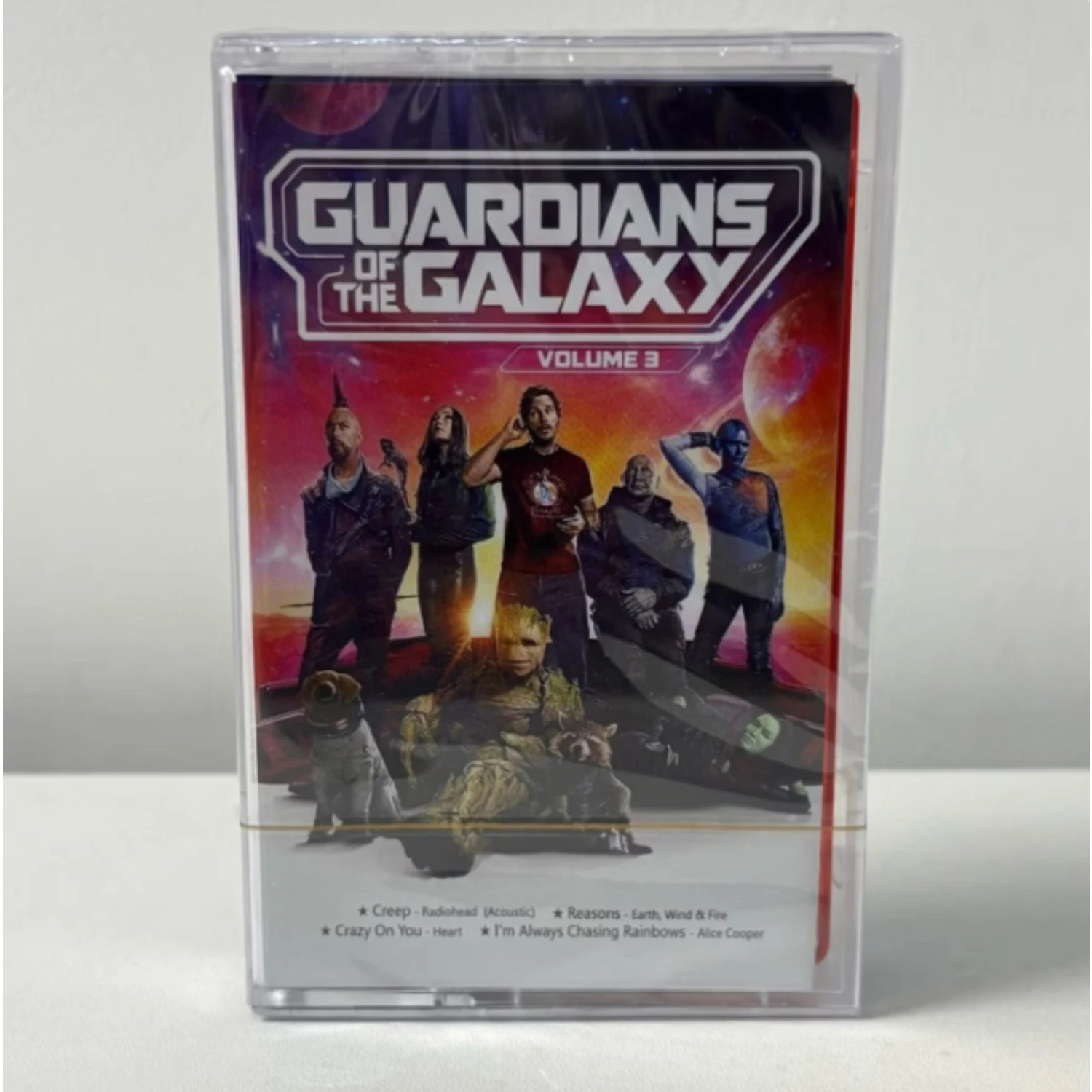 

Movie Soundtrack Retro Cassette Tape Sci-Fi Themed Character Group Portrait Cover Premium Collectible Music Tape