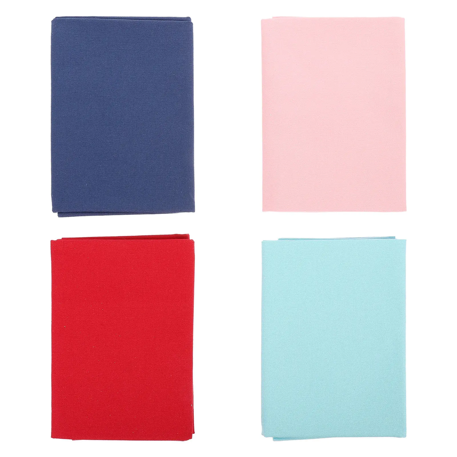 

Набор из 4 льняных тканей для вышивки крестом, высококачественная ткань для рукоделия из смесового хлопка, аксессуары для рукоделия и творчества