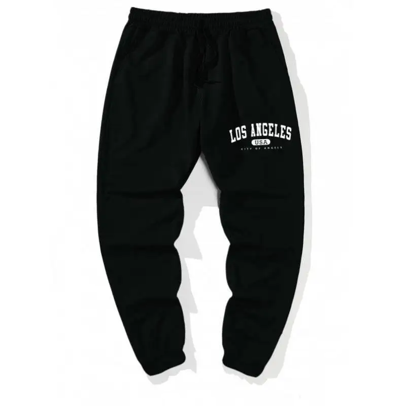 بنطال رياضي فضفاض للرجال مع خصر برباط ونمط حروف خريفي Sle J 5089 TEMU عبر الحدود ريترو مناسب Ciwalk #4