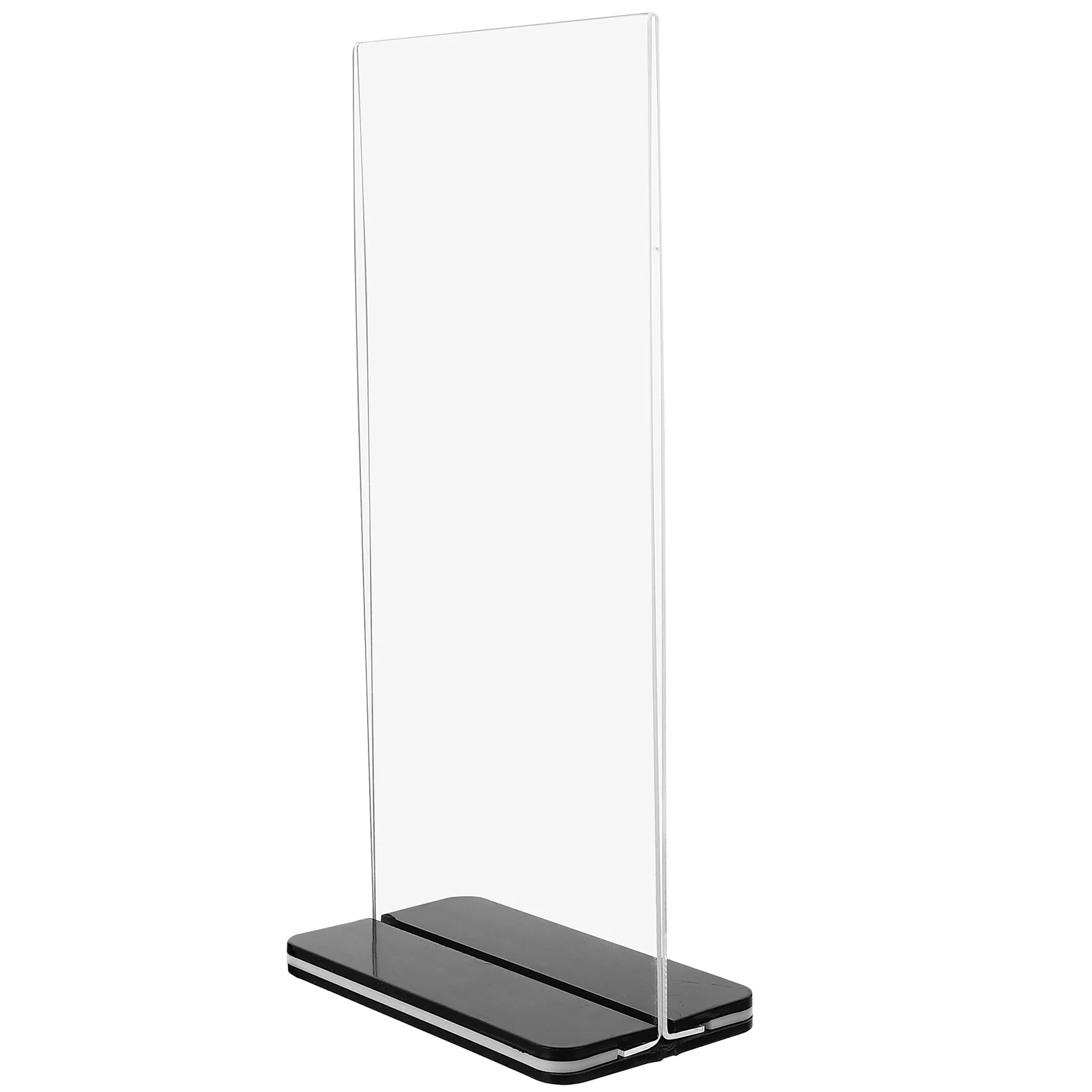 Display Board Price Stand Menu Holder Acrylic Double Sided Table Sign Holders Clear for Premium Materials