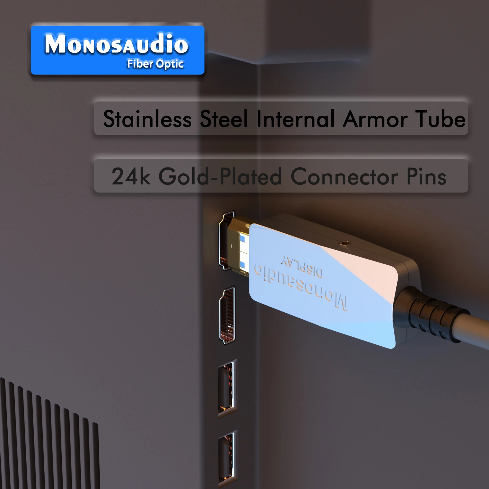 8K HDMI 2.1 Glasfaserkabel 8K HDMI-kompatibles 2.1 Kabel HDMI-Kabel 120Hz 48Gbps HDR HDCP für HD TV Box Projektor PS3/4 Ultra – Detail 7